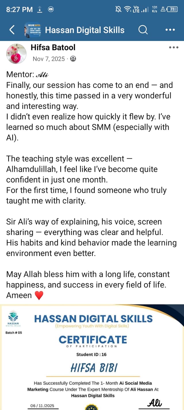 Review by Rabia A. from Gujrat