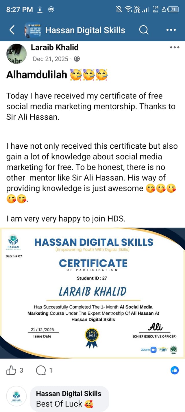 Review by Fatima S. from Faisalabad